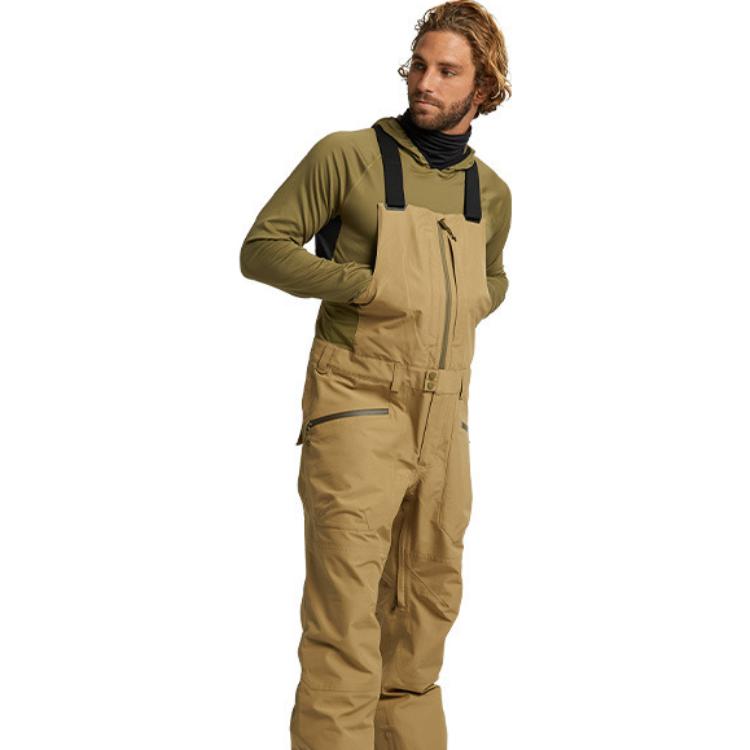 Shop BURTON Reserve Gore-Tex Waterproof Breathable Snowboarding Pants Khaki Men 20554102250