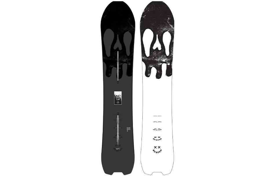 BURTON Skeleton Key  Snowboard Black/White Lightweight All-Mountain Stability 222511+22251103000