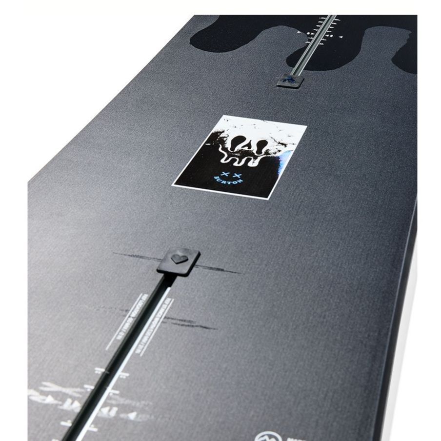 BURTON Skeleton Key  Snowboard Black/White Lightweight All-Mountain Stability 222511+22251103000 圖 6