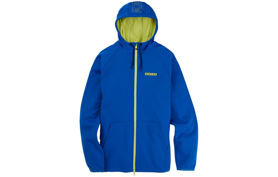 Burton Solid Color Blue Zip Hoodie Fleece Sweatshirt 22023100400