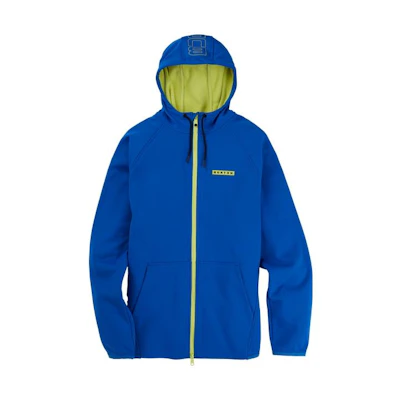 Burton Solid Color Blue Zip Hoodie Fleece Sweatshirt 22023100400