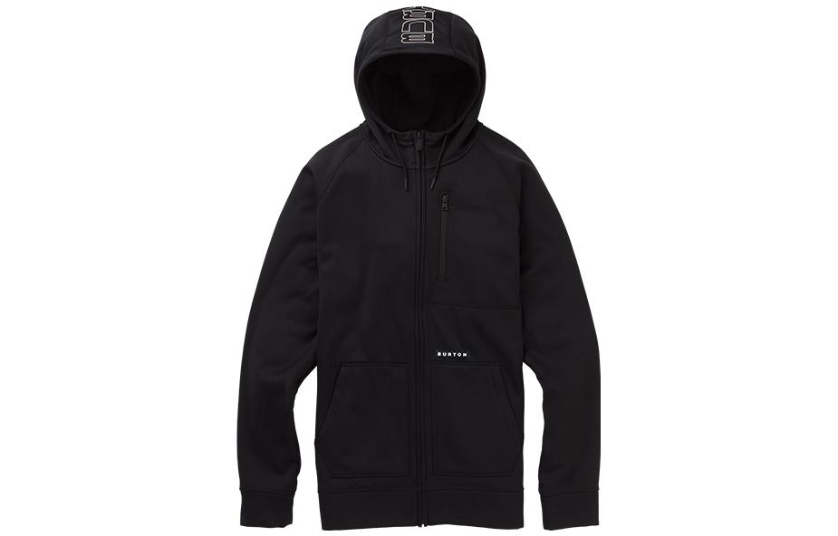Burton Solid Color Zip-Up Hoodie - Black 16538108002