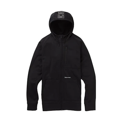 Burton Solid Color Zip-Up Hoodie - Black 16538108002