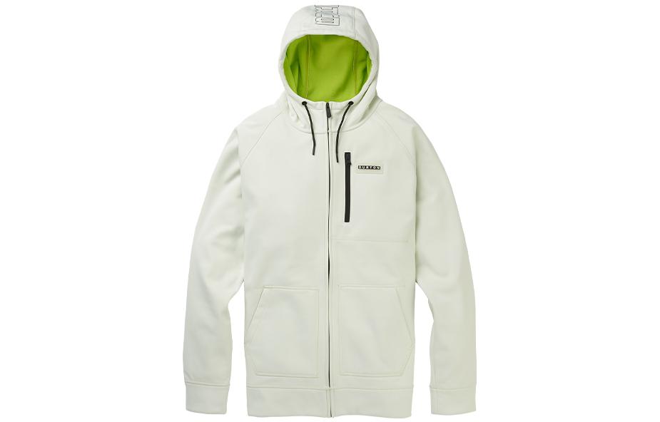 Burton Solid Color Zip-Up Hoodie White 16538108100