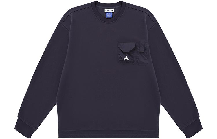 Burton Spring Summer Outdoor Crewneck Pullover Sweatshirt Black 44400299205