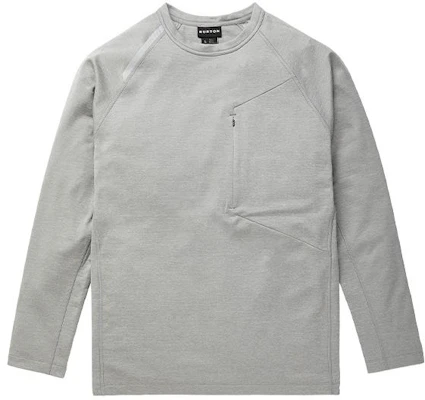 Burton SS22 Multipath Grid Crewneck Raglan Long Sleeve Sweatshirt Silver Grey 22727102020 Buy Burton SS22 Multipath Grid Crewneck Raglan Long Sleeve Sweatshirt Silver Grey 22727102020