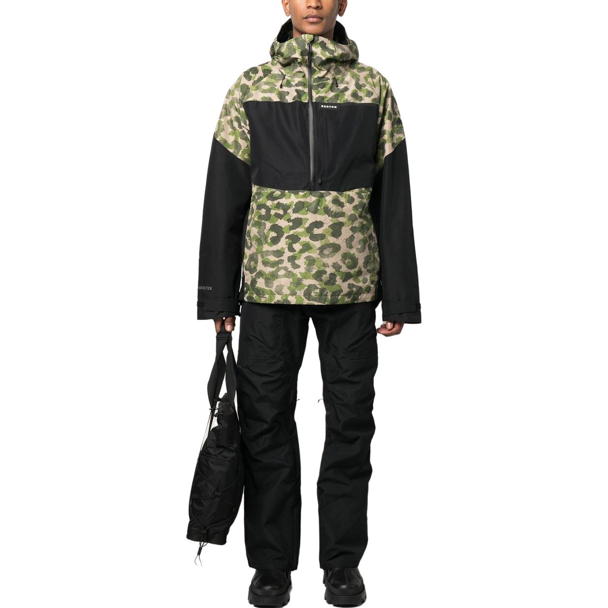 Lookbook Burton SS23 豹紋標誌拼接滑雪外套連帽衫 22736101961