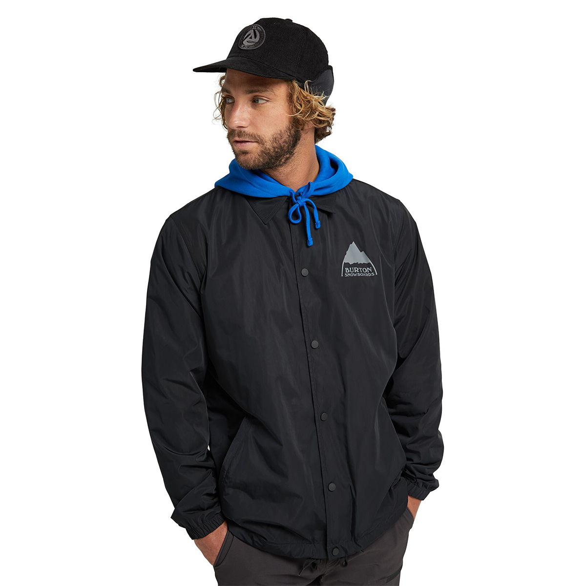 Burton STrue Coachies Water-Resistant Breathable Coach Jacket Black Men 21600101001 圖 3