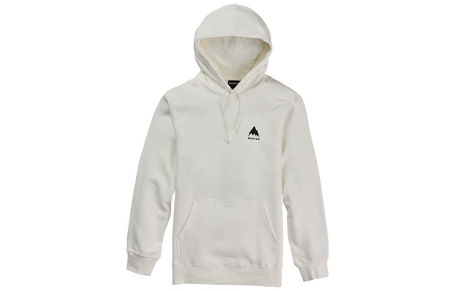 Burton Unisex Solid Color Fleece Sweatshirt White 20389108100