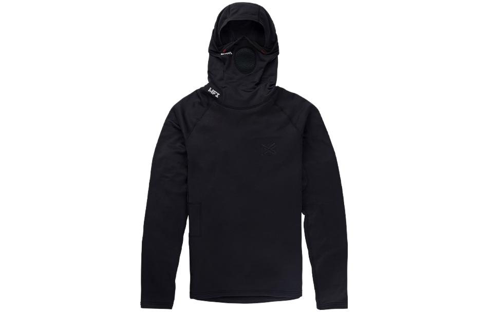 Burton Unisex Solid Quick-Dry Moisture-Wicking Hoodie Black 22205100001