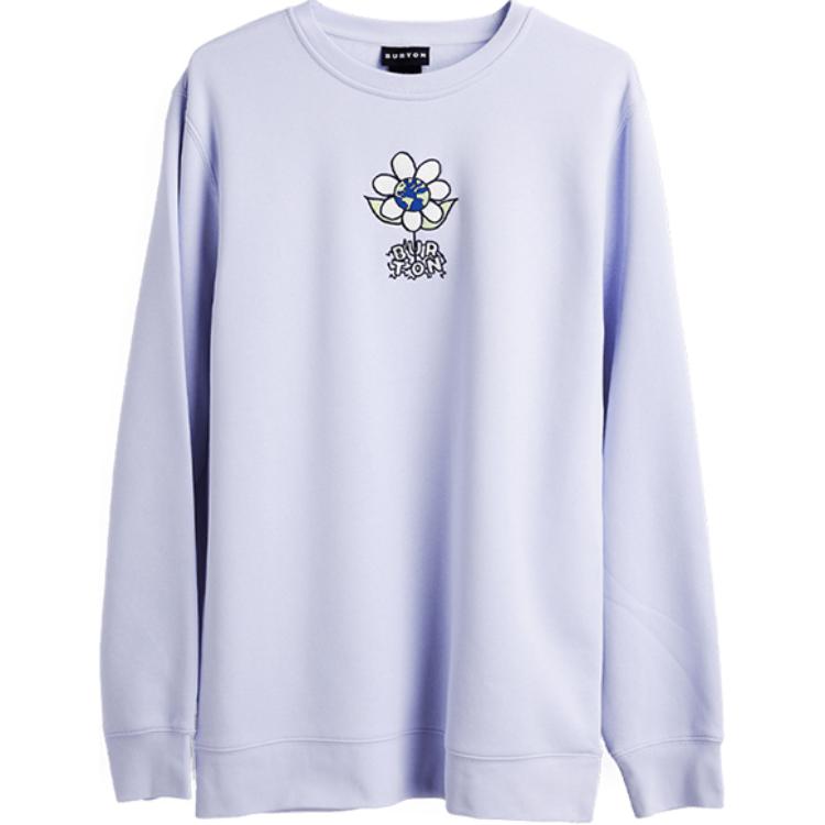 Burton White Floral Print Long Sleeve Sweatshirt 23196100400
