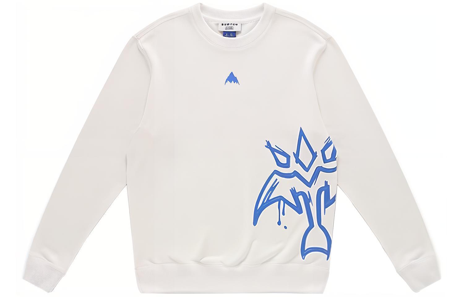 Burton x LOL White Graphic Print Unisex Crewneck Casual Sweatshirt 33300299100