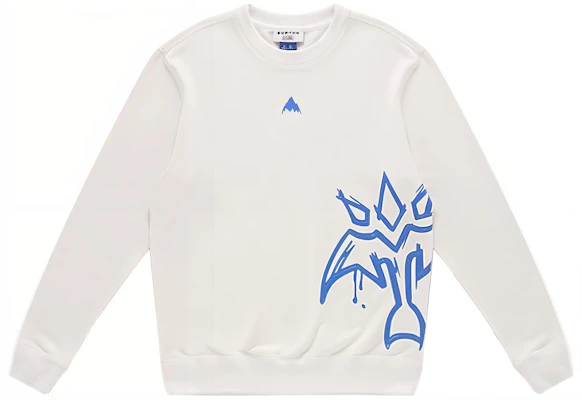 Burton x LOL 白色圖案印花 中性圓領 休閒衛衣 33300299100 Buy Burton x LOL 白色圖案印花 中性圓領 休閒衛衣 33300299100