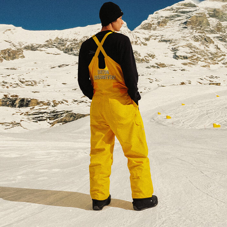 BURTON RDET Radiant GORE-TEX Waterproof Breathable Unisex Snowboarding Bib Yellow 99963199859 圖 4