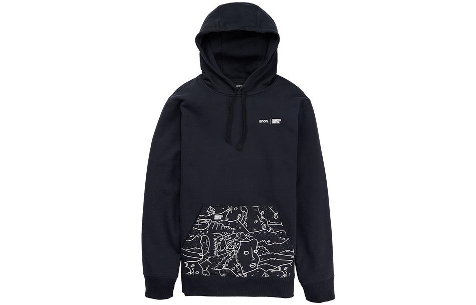 Burton Shantell Martin Printed Hoodie Black Unisex Pullover Sweatshirt 23634100001