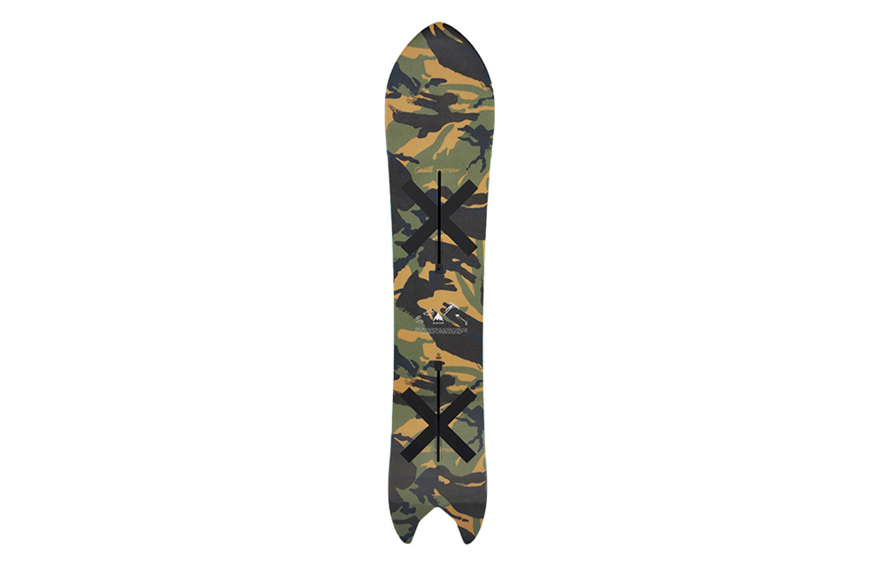 BURTON x Virgil Abloh "Virgil Board 3" Jungle Snowboard Unisex Lightweight Durable 23639100300