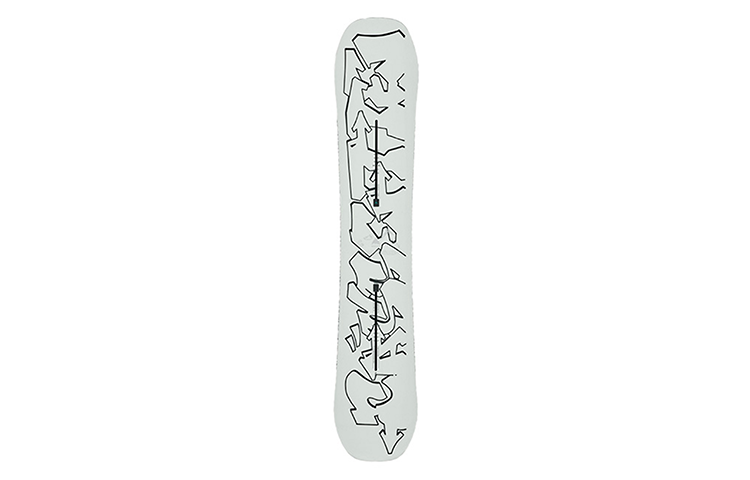 BURTON x Virgil Abloh VIRGIL BOARD "1" Desert  Lightweight Snowboard 23625100100