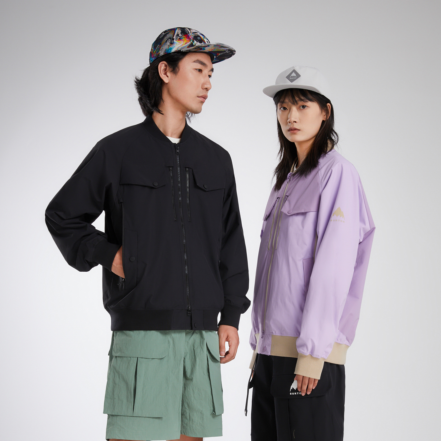 Burton YOSUKE AIZAWA Unisex Solid Color Zip-Up Jacket Long Sleeve Outerwear 66601999 圖 9