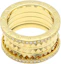 Purchase BVLGARI B.Zero1 18k Gold Diamond Ring Unisex Couples Jewelry. AN859026
