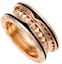 Buy BVLGARI B.ZERO1 18K玫瑰金雙圈情侶戒指 - 玫瑰金款式 AN859090