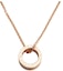 Buy BVLGARI B.ZERO1 18K玫瑰金項鍊 情侶飾品 男女皆宜 玫瑰金項鍊 CL858069-353795
