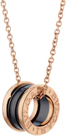 BVLGARI B.ZERO1 18k Rose Gold Necklace Unisex Couple Design Stylish and Comfortable. CL855762-346083 BVLGARI B.ZERO1 18k Rose Gold Necklace Unisex Couple Design Stylish and Comfortable. CL855762-346083