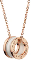 Order BVLGARI B.ZERO1 18K玫瑰金項鏈 中性情侶首飾 CL855721-346082