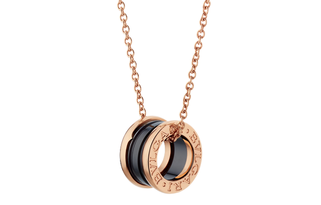 Purchase BVLGARI B.ZERO1 18k Rose Gold Necklace Unisex Couple Design Stylish and Comfortable. CL855762-346083