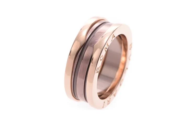 Order BVLGARI B.ZERO1 18K玫瑰金戒指 男女情侶設計款. AN857844