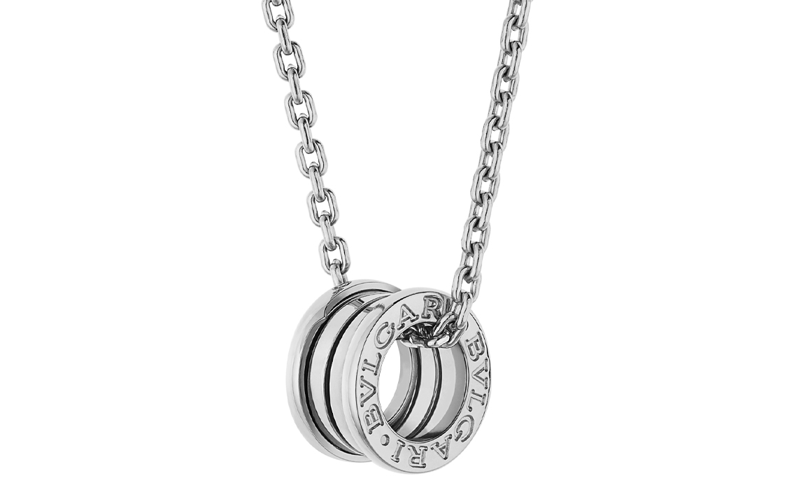 BVLGARI B.ZERO1 18K White Gold Necklace Unisex Simple Fashion Jewelry. 358347 圖 2