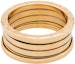 Sizing BVLGARI B.ZERO1 四圈 18K 玫瑰金戒指 男女對戒設計 玫瑰金色 AN856732