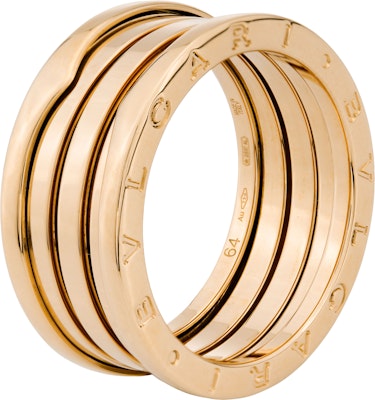 BVLGARI B.ZERO1 四圈 18K 玫瑰金戒指 男女對戒設計 玫瑰金色 AN856732 Cheap BVLGARI B.ZERO1 四圈 18K 玫瑰金戒指 男女對戒設計 玫瑰金色 AN856732