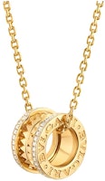 BVLGARI B.ZERO1 Diamond-Studded Necklace Unisex Casual Fashion Series. CL859027-357885 BVLGARI B.ZERO1 Diamond-Studded Necklace Unisex Casual Fashion Series. CL859027-357885