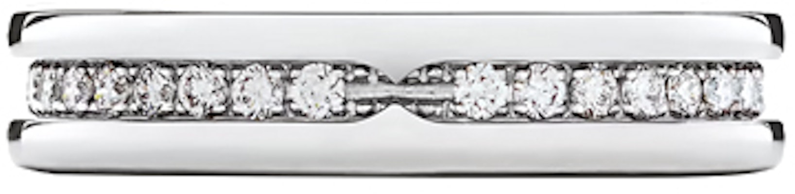 BVLGARI B.zero1 鑽石K金戒指 男女對戒 銀鍍款式 329357 Shop BVLGARI B.zero1 鑽石K金戒指 男女對戒 銀鍍款式 329357