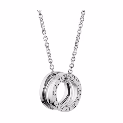BVLGARI B.ZERO1 Gold Pendant Necklace Unisex Couple Design. CL858287-354611