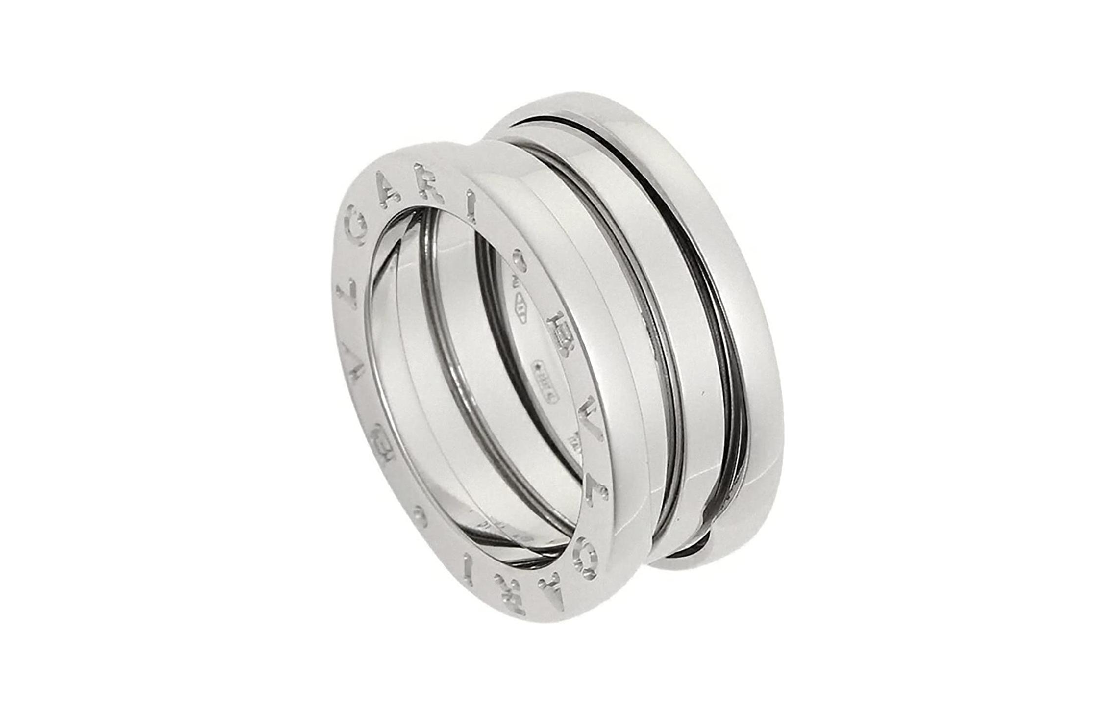 BVLGARI B.Zero1 Narrow Triple Band Ring Unisex Couple Design AN191024