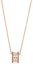 Lookbook BVLGARI B.ZERO1 吊墜項鍊 18K玫瑰金 情侶設計 Unisex CL859091-358054
