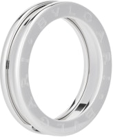BVLGARI B.Zero1 Serpenti Single Band Slim 18K White Gold Ring Unisex Couple Design AN852423 BVLGARI B.Zero1 Serpenti Single Band Slim 18K White Gold Ring Unisex Couple Design AN852423