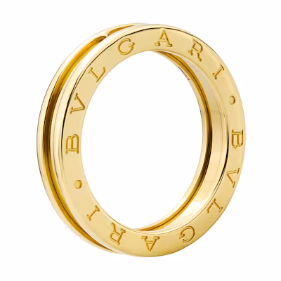 BVLGARI B.Zero1 Slim Ring 18k Gold Unisex Couple Design. AN852260