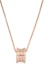 Buy BVLGARI B.ZERO1 小款18K玫瑰金項鍊 情侶款 男女適用 玫瑰金。 CL852407-335924