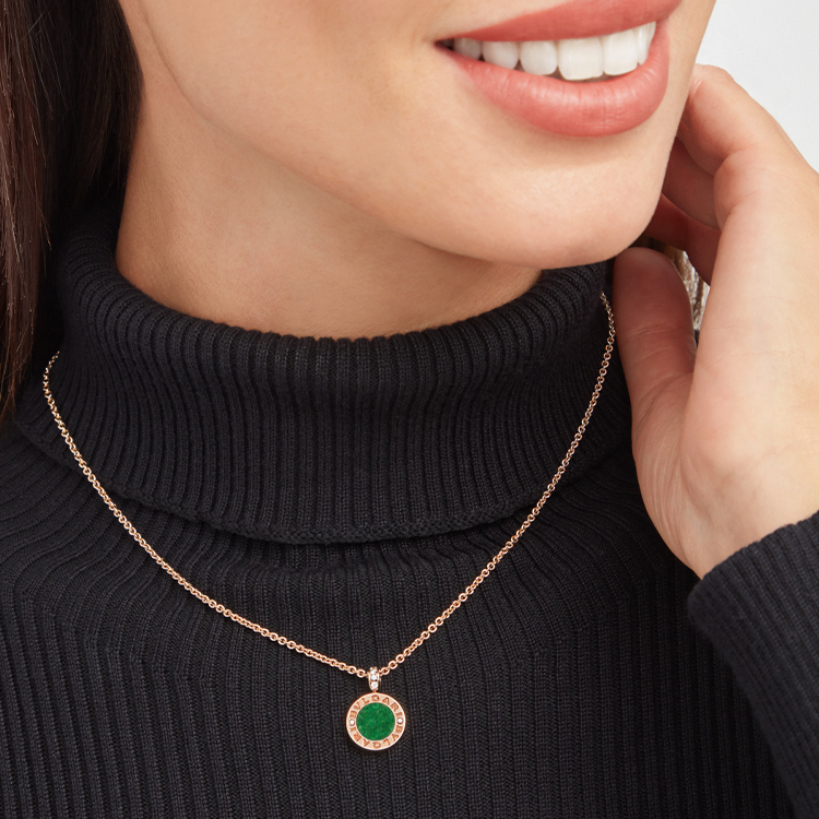 BVLGARI Bvlgari Bvlgari Retro 18K Rose Gold Necklace Unisex Couple Design. 357256-e 圖 13