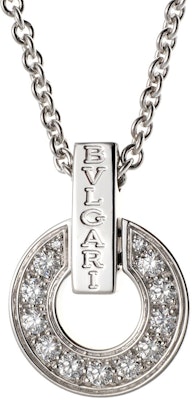BVLGARI BVLGARI 全鑽空心項鍊 18K 白金 男女飾品 CL859064-357938 Shop BVLGARI BVLGARI 全鑽空心項鍊 18K 白金 男女飾品 CL859064-357938