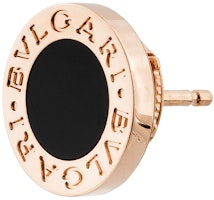 BVLGARI BVLGARI Onyx 18K Rose Gold Unisex Earrings - Couples' Edition. OR858198-354730 BVLGARI BVLGARI Onyx 18K Rose Gold Unisex Earrings - Couples' Edition. OR858198-354730