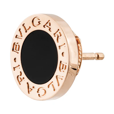 BVLGARI BVLGARI Onyx 18K Rose Gold Unisex Earrings - Couples' Edition. OR858198-354730