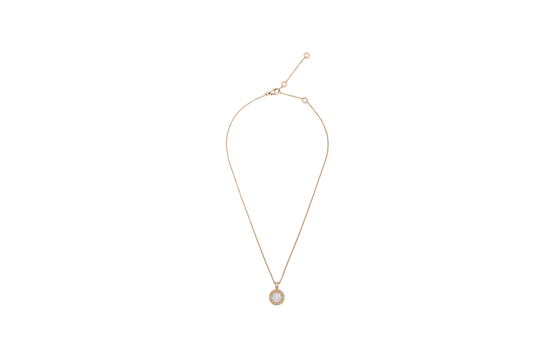 Shop BVLGARI BVLGARI系列珍珠母項鍊 中性時尚珠寶 CL856190-347761