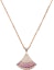 Order BVLGARI DIVAS'' DREAM 18K玫瑰金鑽石寶石項鍊 男女情侶款 CL859274-358436