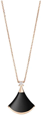 BVLGARI DIVAS’ DREAM Black Onyx 18K Rose Gold Necklace Unisex Couples Style. CL857213 Buy BVLGARI DIVAS’ DREAM Black Onyx 18K Rose Gold Necklace Unisex Couples Style. CL857213