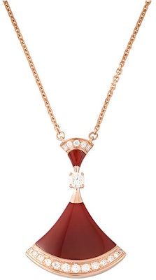 BVLGARI DIVAS’ DREAM 鑽石紅玉髓18K玫瑰金項鍊 男女適用 CL858642-356437 Buy BVLGARI DIVAS’ DREAM 鑽石紅玉髓18K玫瑰金項鍊 男女適用 CL858642-356437