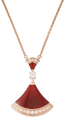 BVLGARI DIVAS’ DREAM 鑽石紅玉髓18K玫瑰金項鍊 男女適用 CL858642-356437 Order BVLGARI DIVAS’ DREAM 鑽石紅玉髓18K玫瑰金項鍊 男女適用 CL858642-356437