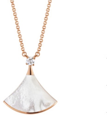 BVLGARI Divas'' Dream 扇形18K玫瑰金項鍊 情侶款 中性設計 CL856960-350062 Shop BVLGARI Divas'' Dream 扇形18K玫瑰金項鍊 情侶款 中性設計 CL856960-350062